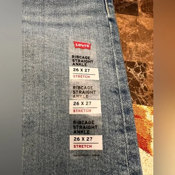 Levi’s Ribcage jean 26 x 27 ❤️ New - Picture 14 of 16